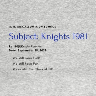 Memo: Knights 81 T-Shirt